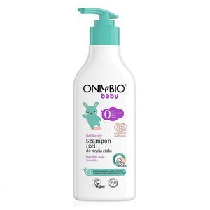 OnlyBio Baby delikatny szampon i el do mycia ciaa od 1. dnia ycia 300ml (P1) - 2875477228