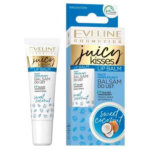 Eveline Cosmetics Juicy Kisses Lip Balm multi nawilajcy balsam do ust Sweet Coconut 12ml (P1) - 2875477243