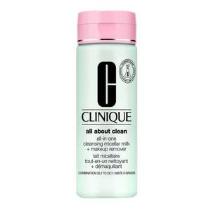 Clinique All-in-One Cleansing Micellar Milk + Makeup Remover oczyszczajce mleczko do demakijau do cery mieszanej i tustej 200ml (P1) - 2875477283