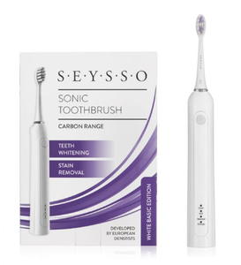 SEYSSO Carbon Basic White - Biaa Szczoteczka Soniczna z 3 trybami pracy - 2858730560