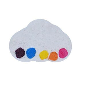 Bomb Cosmetics Watercolours Bath Bomb wielokolorowa musujca kula do kpieli Raining Rainbows 150g (P1) - 2875477770