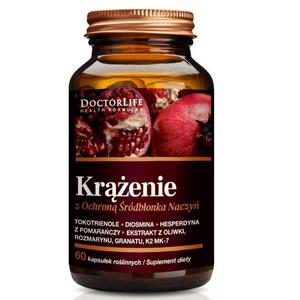 Doctor Life Krenie z ochron rdbonka naczy suplement diety 60 kapsuek (P1) - 2875478391