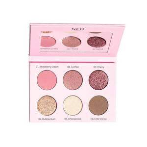 NEO MAKE UP Eyeshadow Palette paleta cieni prasowanych Rose 9g (P1) - 2875478869