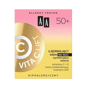 AA Vita C Lift 50+ ujdrniajcy krem na noc wyrwnujcy koloryt 50ml (P1) - 2875479373