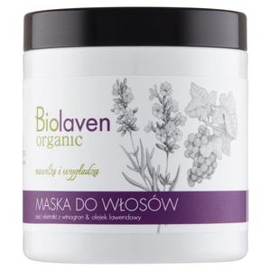 Biolaven Emolientowo-humektantowa maska do wosw Olej i Ekstrakt z Winogron Olejek Lawendowy 250ml (P1) - 2875480545