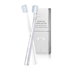 SWISS SMILE Snow White toothbrushes set - ZESTAW wybielajcych szczoteczek do zbw z wosiem CUREN - 2858730592