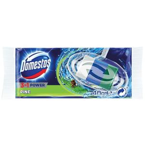 Domestos 3in1 Power kostka toaletowa zapas Pine 40g (P1) - 2875481371