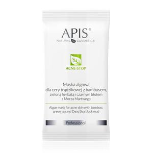 Apis Acne-Stop maska algowa dla cery trdzikowej z bambusem zielon herbat i czarnym botem z Morza Martwego 20g (P1) - 2875481430