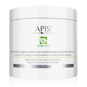 Apis Acne-Stop maska algowa dla cery trdzikowej z bambusem zielon herbat i czarnym botem z Morza Martwego 200g (P1) - 2875481431