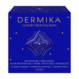 Dermika Luxury Neocollagen kolagenowy krem-maska do regeneracji skry i spycania zmarszczek na noc 50ml (P1) - 2875481831