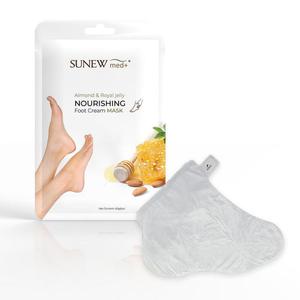 SunewMed+ Nourishing Foot Cream Mask nawilajca maska do stp w formie skarpetek Migda i Mleczko Pszczele (P1) - 2875482458