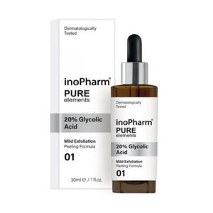 InoPharm Pure Elements 20% Glycolic Acid Peeling peeling do twarzy z 20% kwasem glikolowym 30ml (P1) - 2875482483