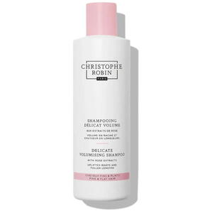 Christophe Robin Delicate Volumizing Shampoo With Rose Extracts codzienny szampon dodajcy objtoci wosom cienkim 250ml (P1) - 2875483054