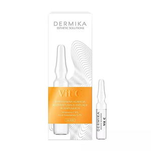 Dermika Esthetic Solutions Vit C intensywna kuracja rozwietlajca anti-age w ampukach na noc 7x2ml (P1) - 2875483348