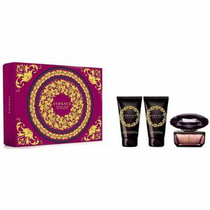 Versace Crystal Noir zestaw EDT 50ml + balsam do ciaa 50ml + el pod prysznic 50ml (W) (P1) - 2875483434