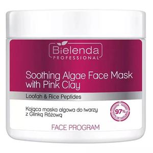 BIELENDA PROFESSIONAL Soothing Algae Face Mask with Pink Clay kojca algowa maska do twarzy z row glink 160g (P1) - 2875484065