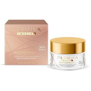 DERMIKA Imagine Platinum Skin ciekokrystaliczny krem przeciwzmarszczkowy 50+ Platyna + Peptydy 50ml (P1) - 2875484528