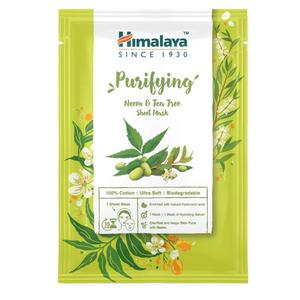 HIMALAYA Oczyszczajca maska na tkaninie z neem i olejkiem z drzewa herbacianego 30ml (P1) - 2875485245