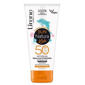 LIRENE Sun Natura Kids naturalna emulsja ochronna do twrazy i ciaa od 1 dnia ycia SPF50 Olej Canola 100ml (P1) - 2875485999