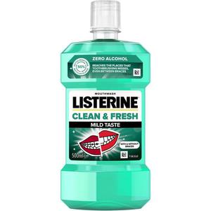 LISTERINE Mild Taste pyn do pukania jamy ustnej Clean Fresh 500ml (P1) - 2875486031