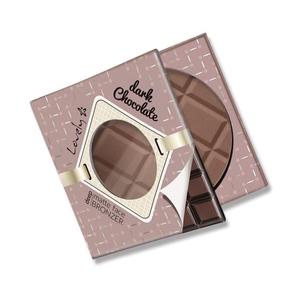 LOVELY Dark Chocolate Deep Matte Face Bronzer czekoladowy matowy puder brzujcy do twarzy i ciaa 9g (P1) - 2875486076