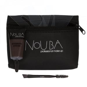 NOUBA SET Brow Improver 30 Eyebrow Cream + Double Ended Applicator + Stencils el do stylizacji brwi + pdzelek do brwi + szablony (P1) - 2875486721