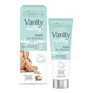 BIELENDA Vanity Milky krem do depilacji do skry wraliwej z mleczkiem kokosowym 100ml (P1) - 2875488191