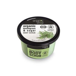 ORGANIC SHOP Organic Lemongrass Sugar Body Scrub peeling do ciaa o zapachu trawy cytrynowej 250ml (P1) - 2875488748