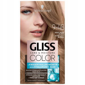 GLISS Color Care Moisture farba do wosw 9-48 Jasny Nude Blond (P1) - 2875489311