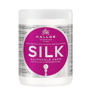 KALLOS Silk Hair Mask With Olive Oil And Silk Protein jedwabna maska do wosw z proteinami oliwy z oliwek i jedwabiu 1000ml (P1) - 2875489373