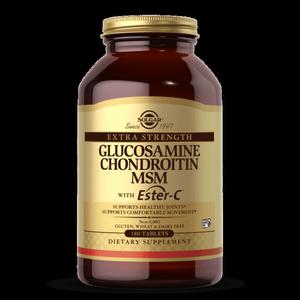 Extra Strength Glucosamine Chondroitin MSM with Ester-C (180 tabl.) - 2876689403