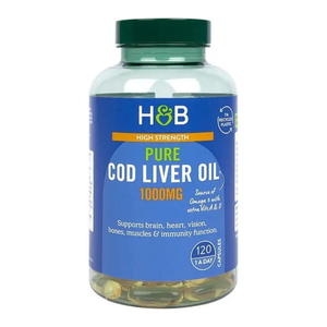 Pure Cod Liver Oil (120 kaps.) - 2876689415