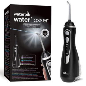 WATERPIK WP-562 EU Cordless Advances - Czarny bezprzewodowy irygator dentystyczny z etui + 4 kocwki - 2858730730