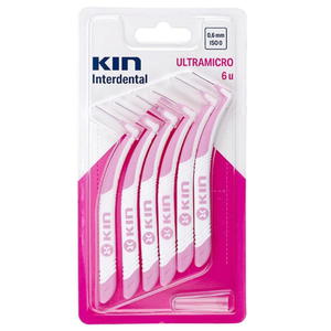 KIN Ultramicro 0,6mm - szczoteczka do przestrzeni midzyzbowych 6 sztuk - 2858730831