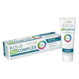 ROCS BIOCOMPLEX - naturalna pasta do zbw z peptydami rolinnymi bez fluoru 75ml - 2858730911