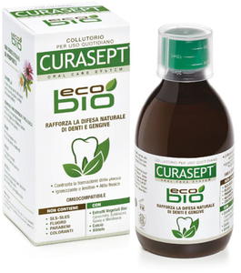 Curasept ECO BIO - naturalny pyn do pukania jamy ustnej bez mentolu i fluoru 300 ml - 2858730967