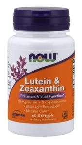 Luteina 25 mg i Zeaksantyna 5 mg (60 kaps.) - 2874600672