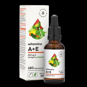 Witamina A + E - Suplement diety w kroplach (30 ml) - 2869531389