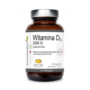 Witamina D3 2000 IU (60 kaps.) - 2875080571