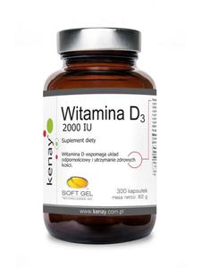 Witamina D3 2000 IU (300 kaps.) - 2875080572