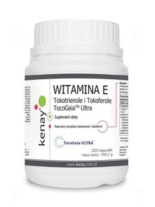 Witamina E Tokotrienole i Tokoferole TocoGaia Ultra (300 kaps.) - 2875080588