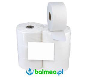 Papier toaletowy biay w rolce jumbo 18,5 cm - 2853763700