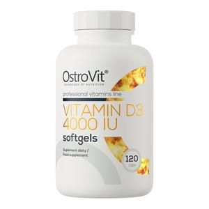 Vitamin D3 4000 IU softgels 120kaps OstroVit - 2872659194