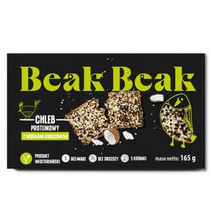 Chleb Proteinowy z wirkami kokosowymi Beak Beak, 165g - 2876907956
