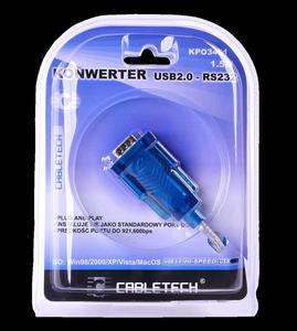 Kabel konwerter USB 2.0 - RS232 (DB9M) - 2837780610