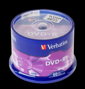 DVD+R x16 VERBATIM 4,7GB CAKE 50szt - 2837781193
