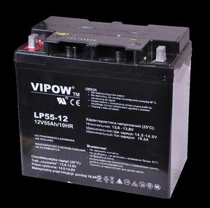 Akumulator elowy VIPOW 12V 55Ah - 2837781488