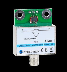 Wzmacniacz antenowy ekranowany 15dB Cabletech