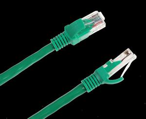 Patchcord kabel UTP kat. 5e wtyk - wtyk 2m zielony INTEX