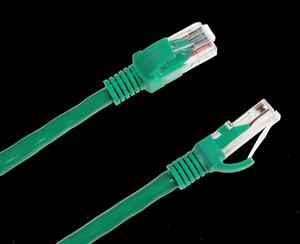 Patchcord kabel UTP kat. 6e wtyk - wtyk 10m zielony INTEX